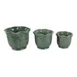 Claybrook Green Planters (Set of 3)