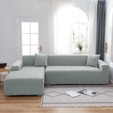 Stretch Couch Covers for 1/2/3/4/5 Seater L Shape Sofa Slipcovers with Elastic Bottom for Kids