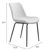 Byron White Dining Chair (Set of 2)