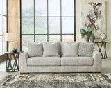 (Online Special Price) Regent Park Pewter Sectional Loveseat - Ornate Home