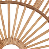 Sage Hen Brown Wicker Round Wall Accent