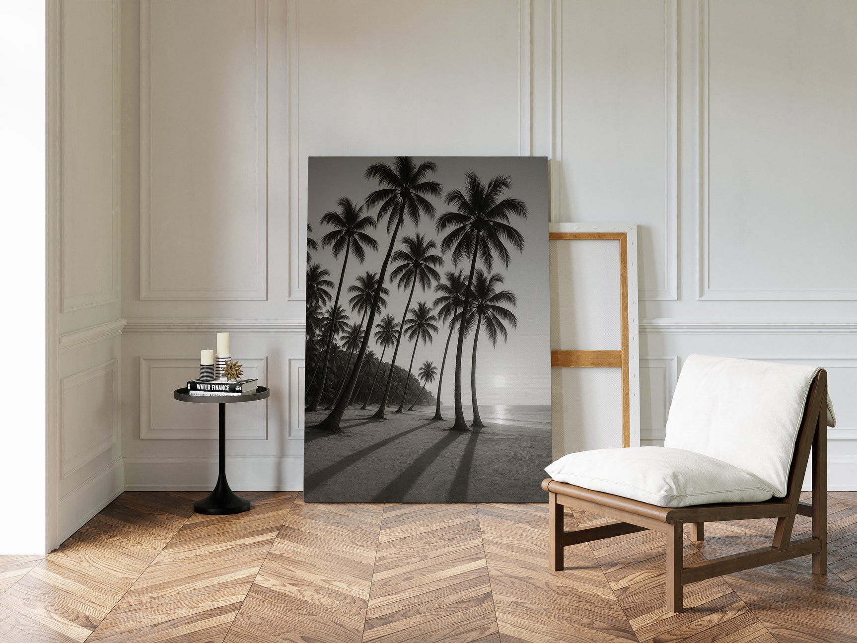 Palm Shadows at Sunrise