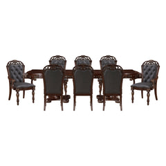 Adelina Gray 9pc Dining Set