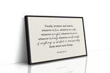Think on These Things Philippians 4:8 Print
