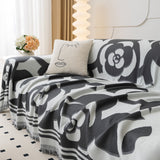 Chenille Sofa Cover Blanket, Couch Cover Blanket Throws for Couches Living Room Furniture Throw Covers