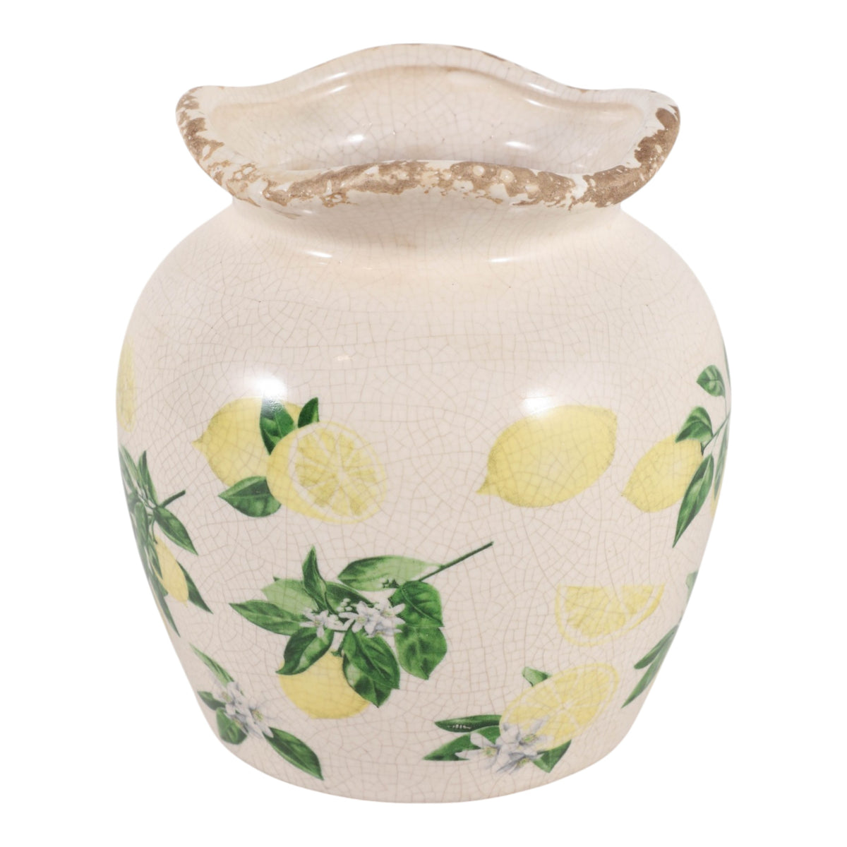 Roseoak Yellow/Ivory Vase