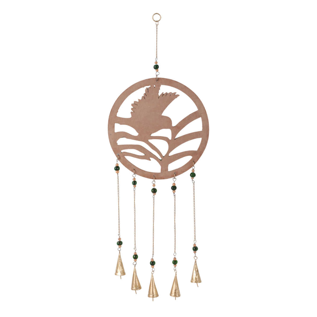 Theabrook Green/Pink/Gold Wind Chime