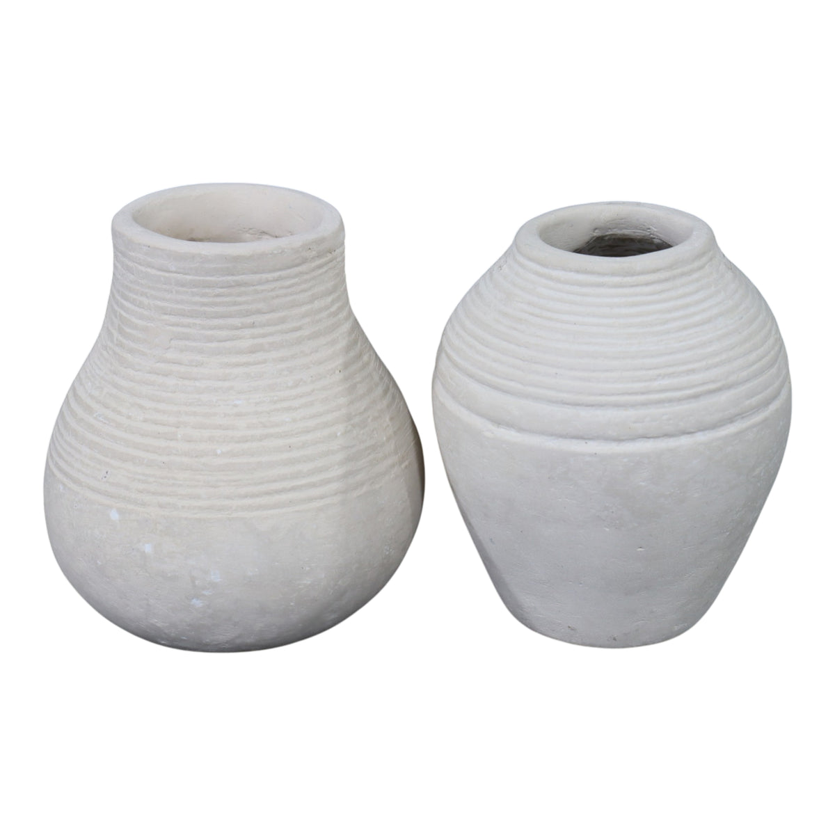 Draperfield Ivory/White Vases (Set of 2)
