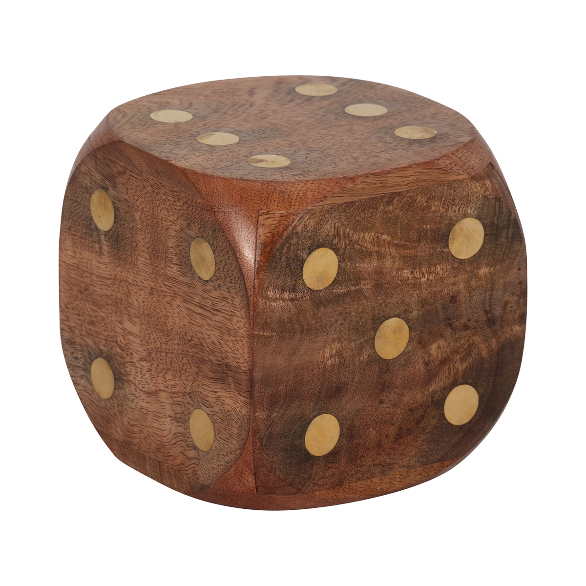 Dempseybrook Antique Brown Wood Dice