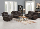 Cedar Brown Fabric Dual Power Reclining Chair
