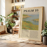 Psalm 23 Coastal Peace Print