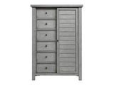 Logandale Antique Gray Wardrobe Chest - Ornate Home