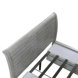 Logandale Gray Queen Platform Bed With Storage Footboard And Side Rails