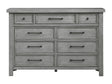 Logandale Antique Gray Dresser - Ornate Home