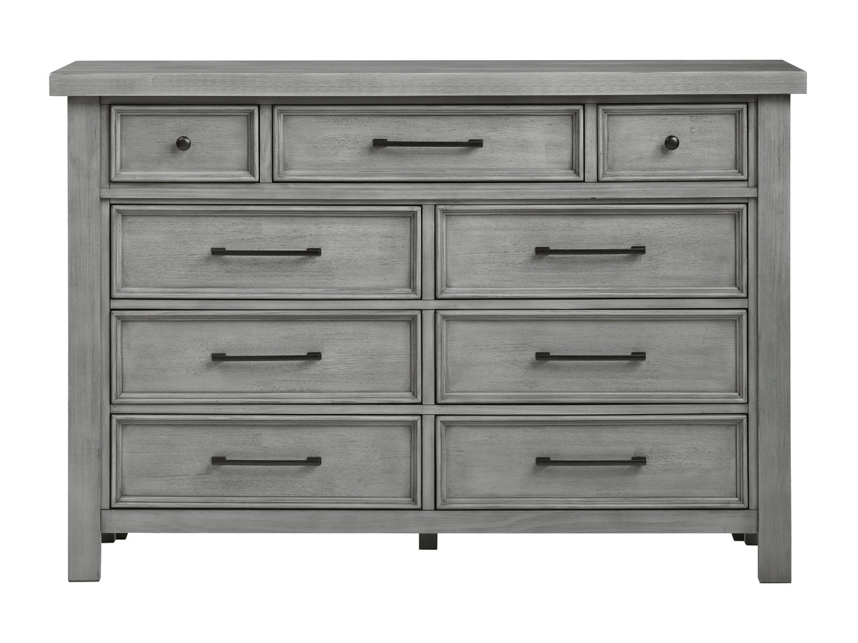 Logandale Antique Gray Dresser - Ornate Home