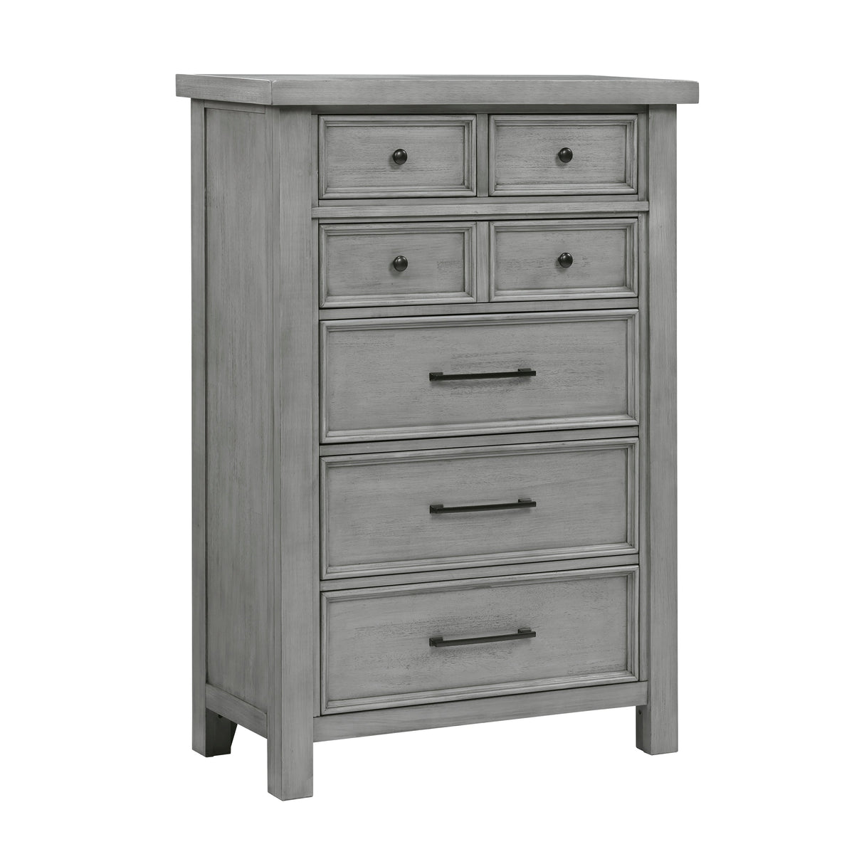 Logandale Antique Gray Chest - Ornate Home