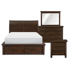 Logandale Espresso 4pc Bedroom Set