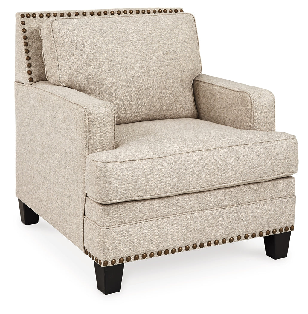 Claredon Linen Sofa, Loveseat, Chair and Ottoman - Ornate Home