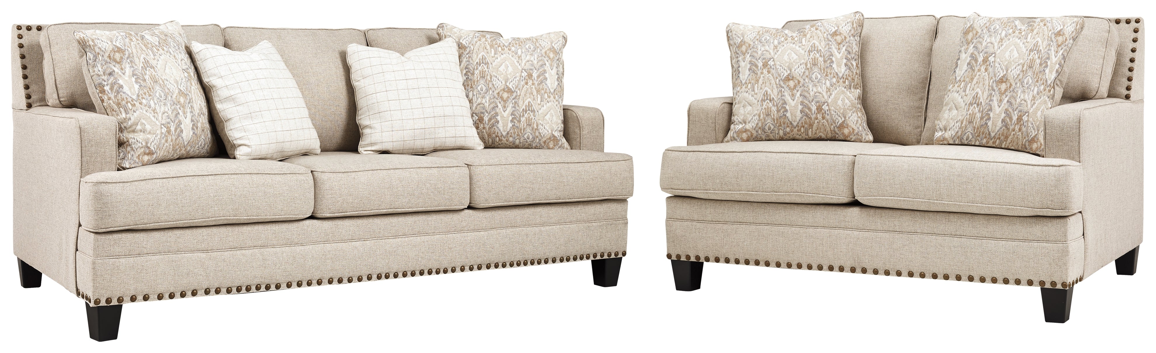 Claredon Linen Sofa and Loveseat - Ornate Home