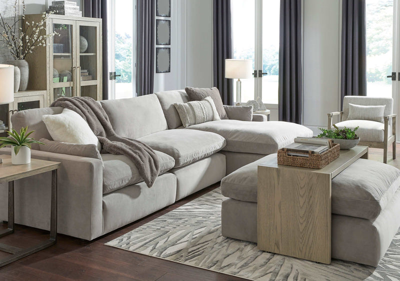 Sophie Gray Velvet Modular Sectional Units Create your own Style - Ornate Home