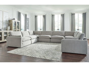 Sophie Gray Velvet Modular Sectional Units Create your own Style - Ornate Home