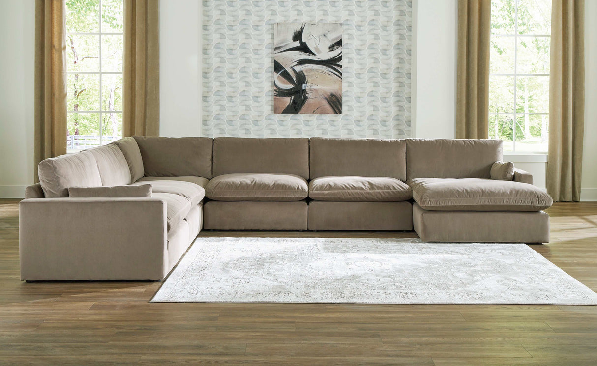 Sophie Cocoa Velvet Modular Sectional Units "Create your own Style" - Ornate Home