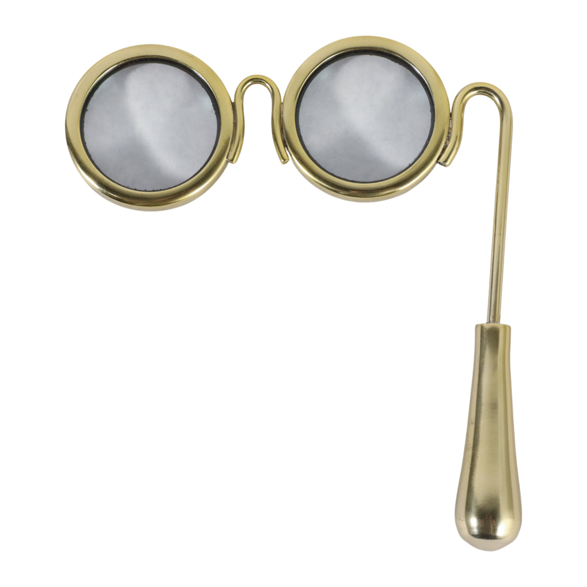 Campbell Gold/Clear Glasses Magnifying Glass