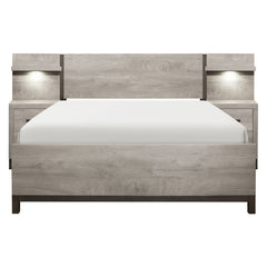Zephyr Silver Queen Wall Bed 5pc Bedroom Set
