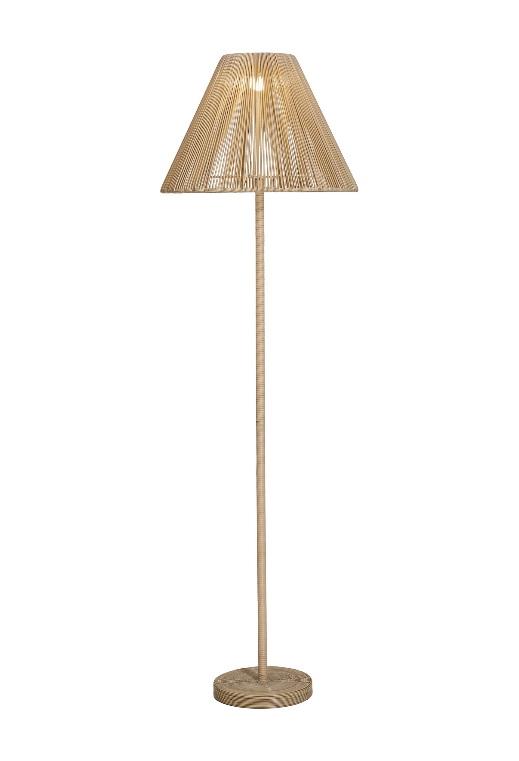 Lumika Beige Solar Floor Lamp