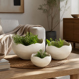 Hollyside Ivory/White Bowls (Set of 3)