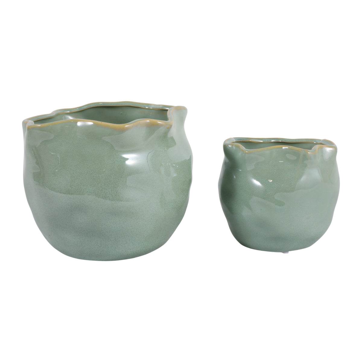 Draperstone Green Small Planters (Set of 2)