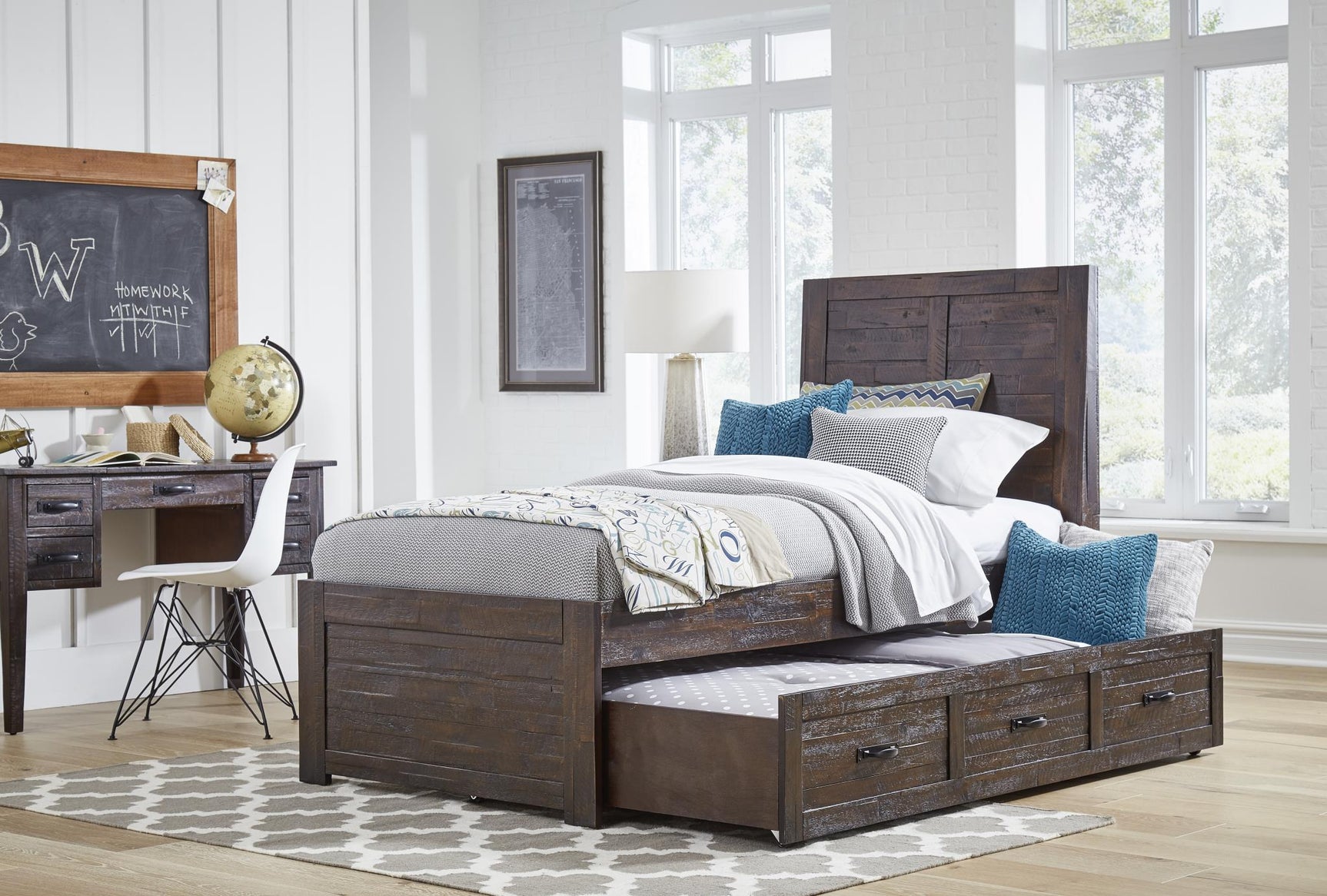 Jackson Lodge Brown Twin Panel Bed