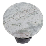 Millersville Gray/Black Marble Top 3-Footed Accent Table