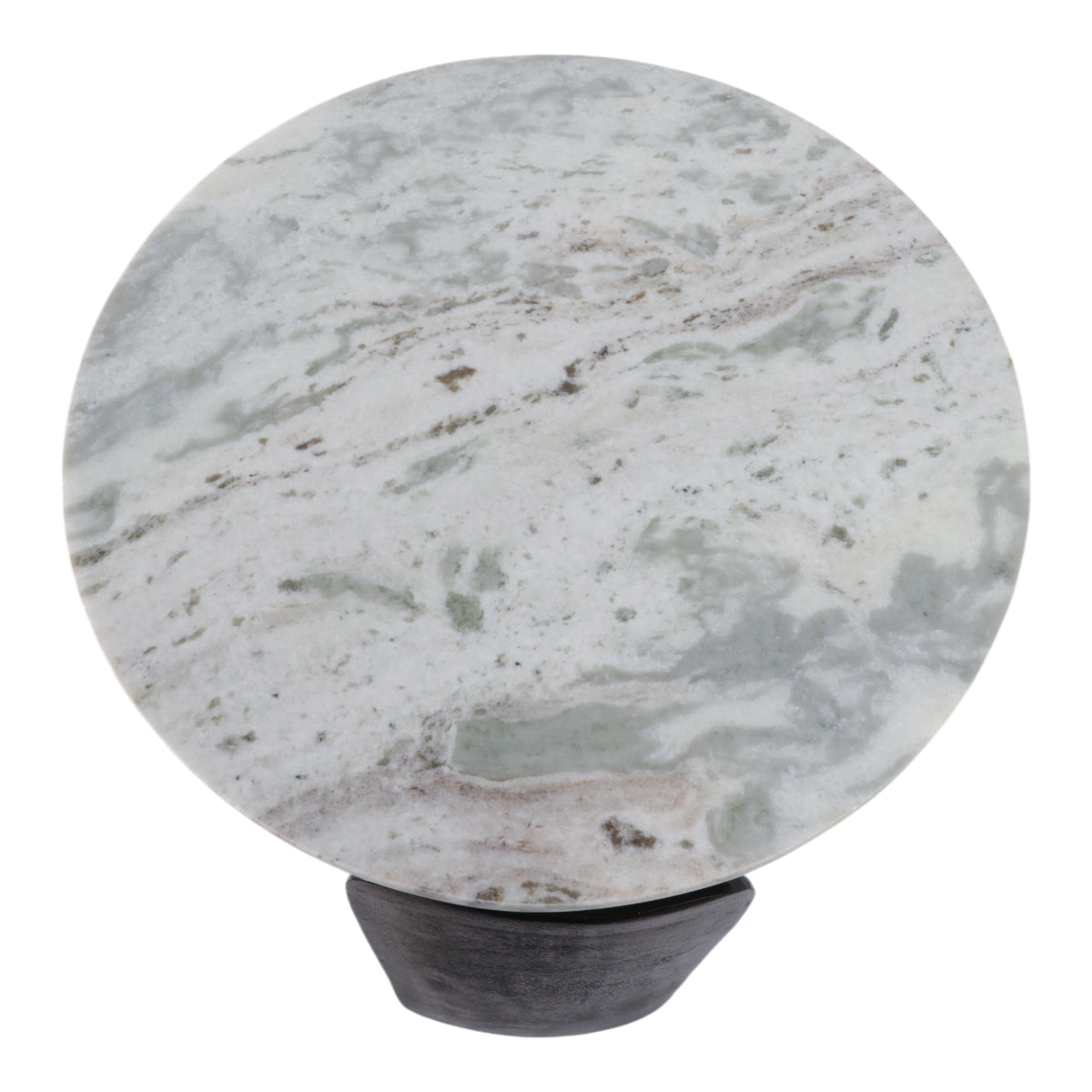 Millersville Gray/Black Marble Top 3-Footed Accent Table