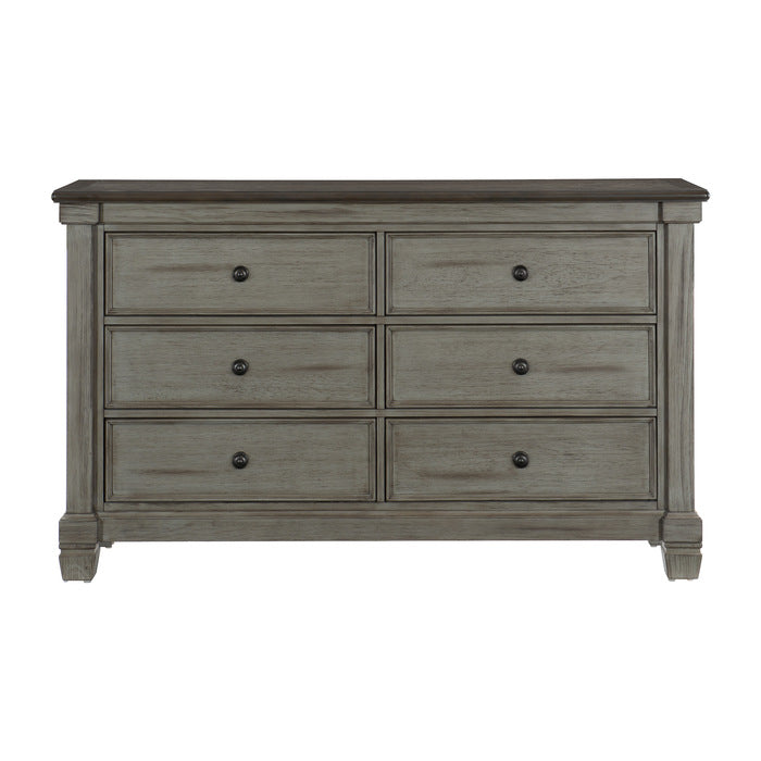 Weaver Antique Gray Dresser