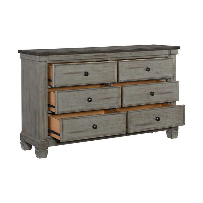 Weaver Antique Gray Dresser