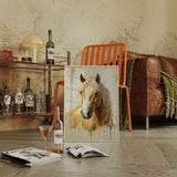 Golden Palomino in Brushstroke Light