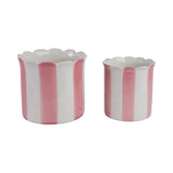 Rafeshaw Pink/White Planters (Set of 2)