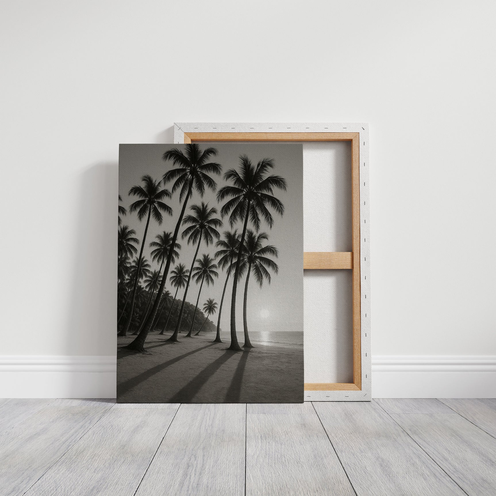 Palm Shadows at Sunrise