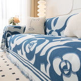 Chenille Sofa Cover Blanket, Couch Cover Blanket Throws for Couches Living Room Furniture Throw Covers