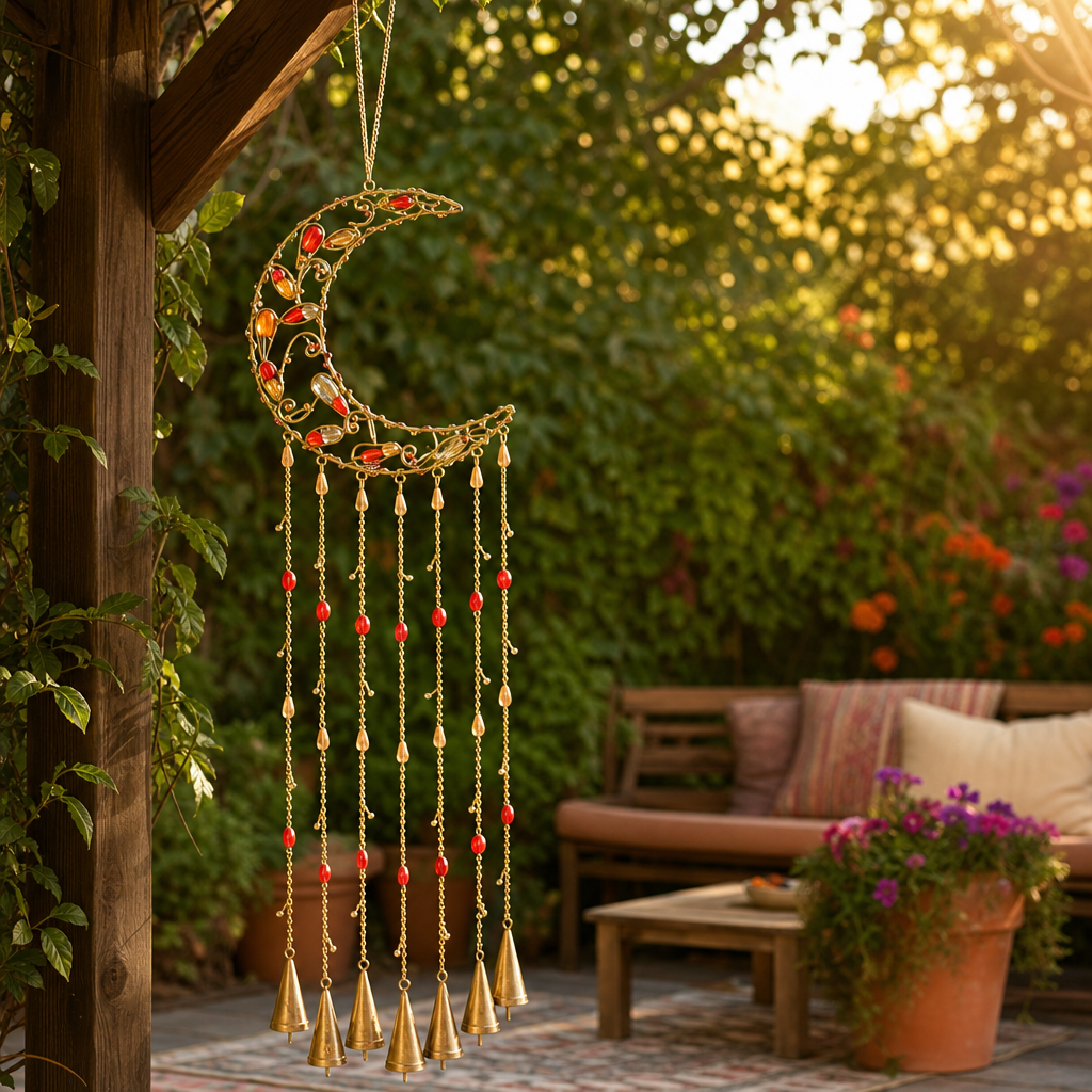 Mercergate Orange/Red/Gold Wind Chime