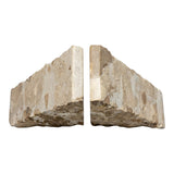 Cushenbury Butterscotch/Brown/Orange Rough Edged Bookends (Set of 2)