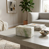 La Quinta Ivory/Green Marble Box