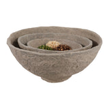 Beckley Tan/Ivory Bowls (Set of 3)