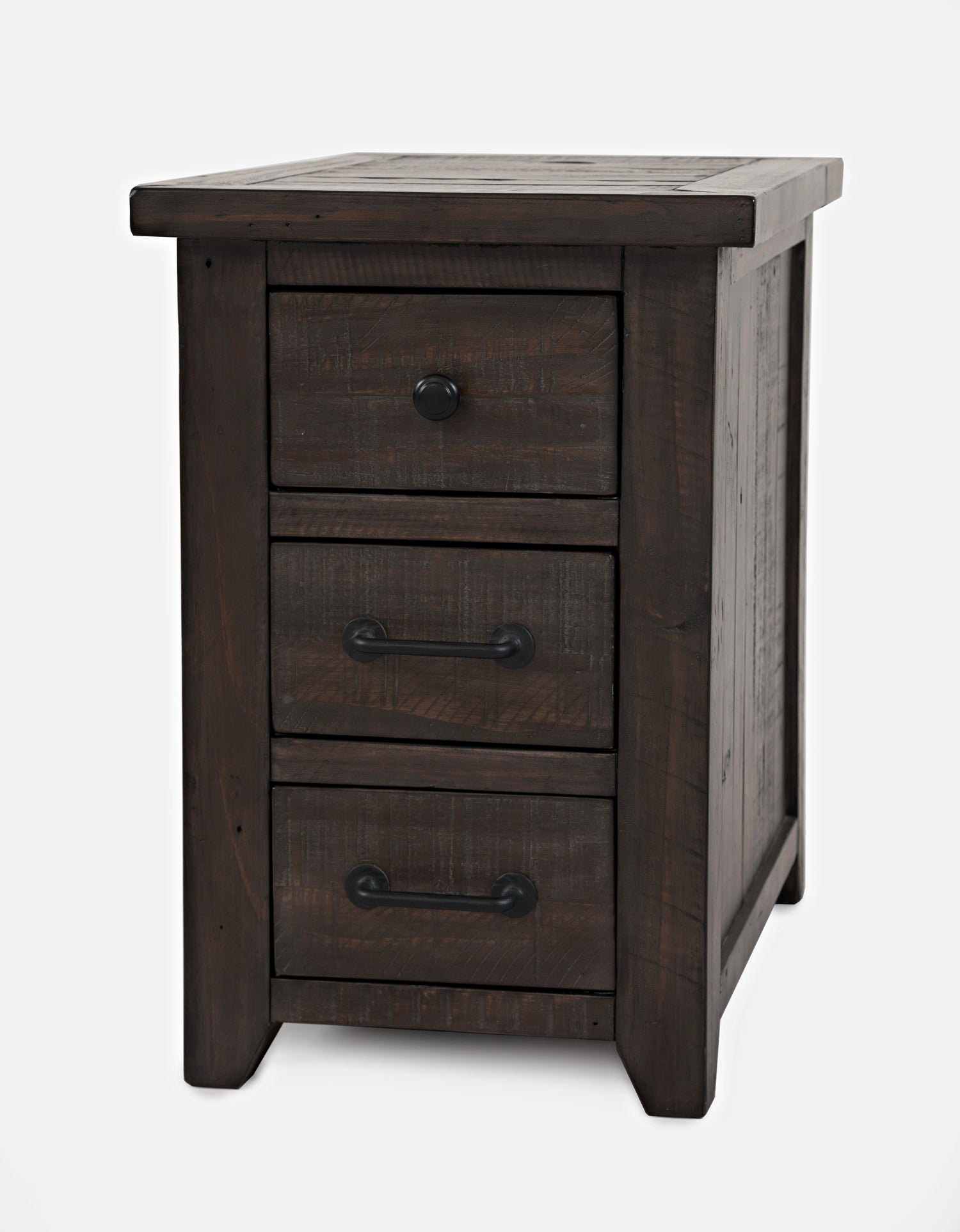 Madison County Harris Barnwood Power Chairside Table