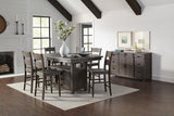 Madison County Barnwood High/Low Dining Table w/ 4 Stools