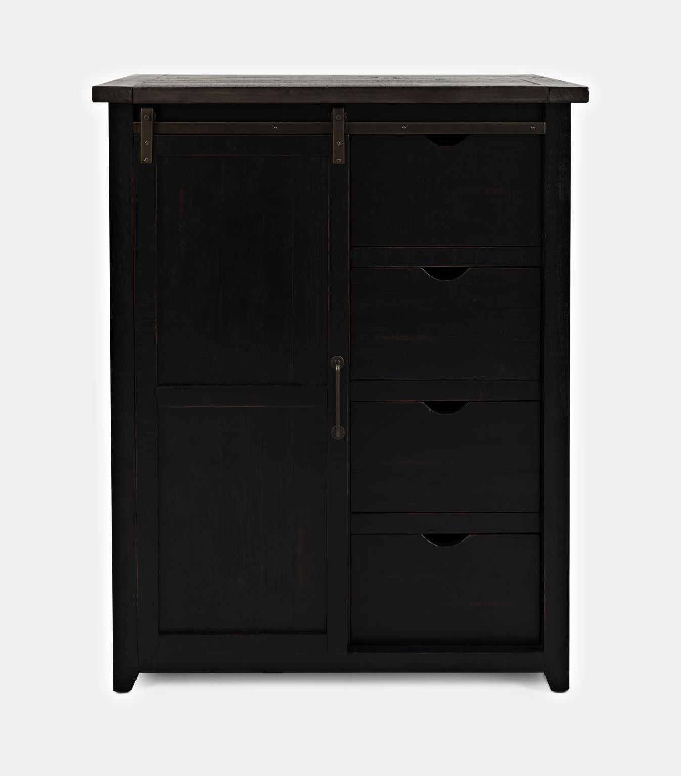 Madison County Vintage Black 5-Piece Queen Panel Bedroom Set