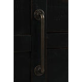 Madison County Vintage Black 5-Piece King Panel Bedroom Set