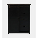 Madison County Vintage Black 5-Piece King Panel Bedroom Set