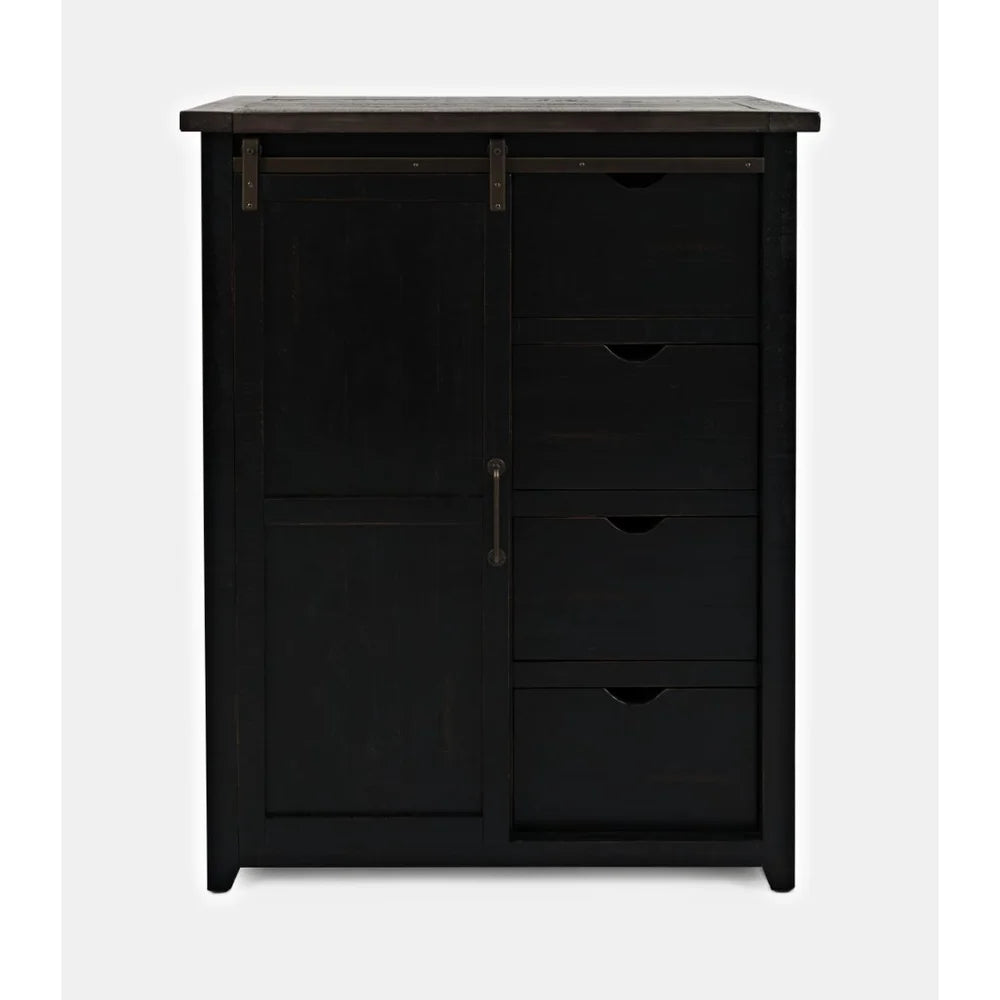 Madison County Vintage Black 5-Piece King Panel Bedroom Set